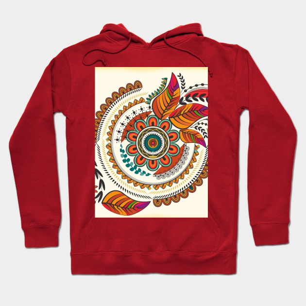 Autumn Mandala Hoodie by famenxt